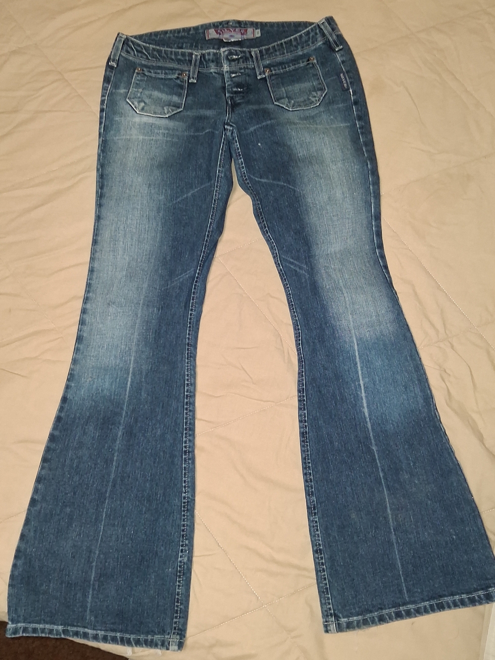 Silver Jeans Blue Faded Flare Jeans